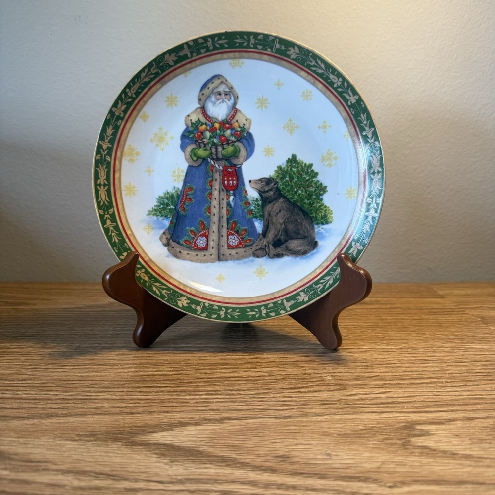 Certified International-Pamela Gladding Santa Claus 8" Collector Plate‎